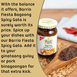 Barrio Fiesta Spicy Gata Bagoong in Jar 250g 1 can