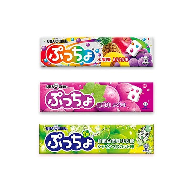 UHA Mixed Flavor Burst Gummies 50g * 3 150 g