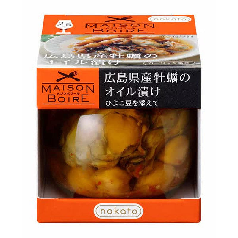 Nakato Hiroshima Oysters with Chickpeas in Oil 90g 1 個