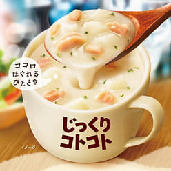 POKKA Instant Soup Slowly Cooked Rich Clam Potage 3 servings 1 each
