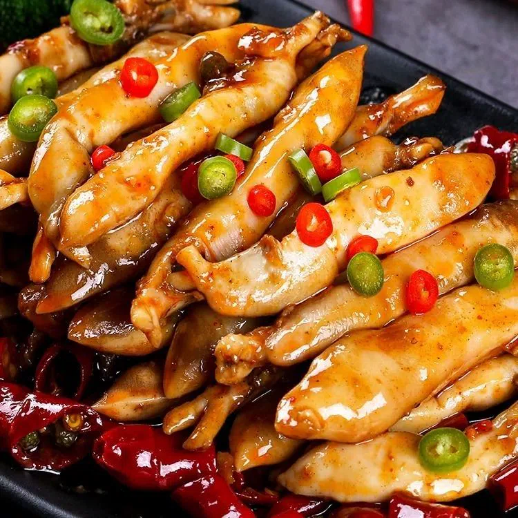 100g of spicy razor clams 100 g