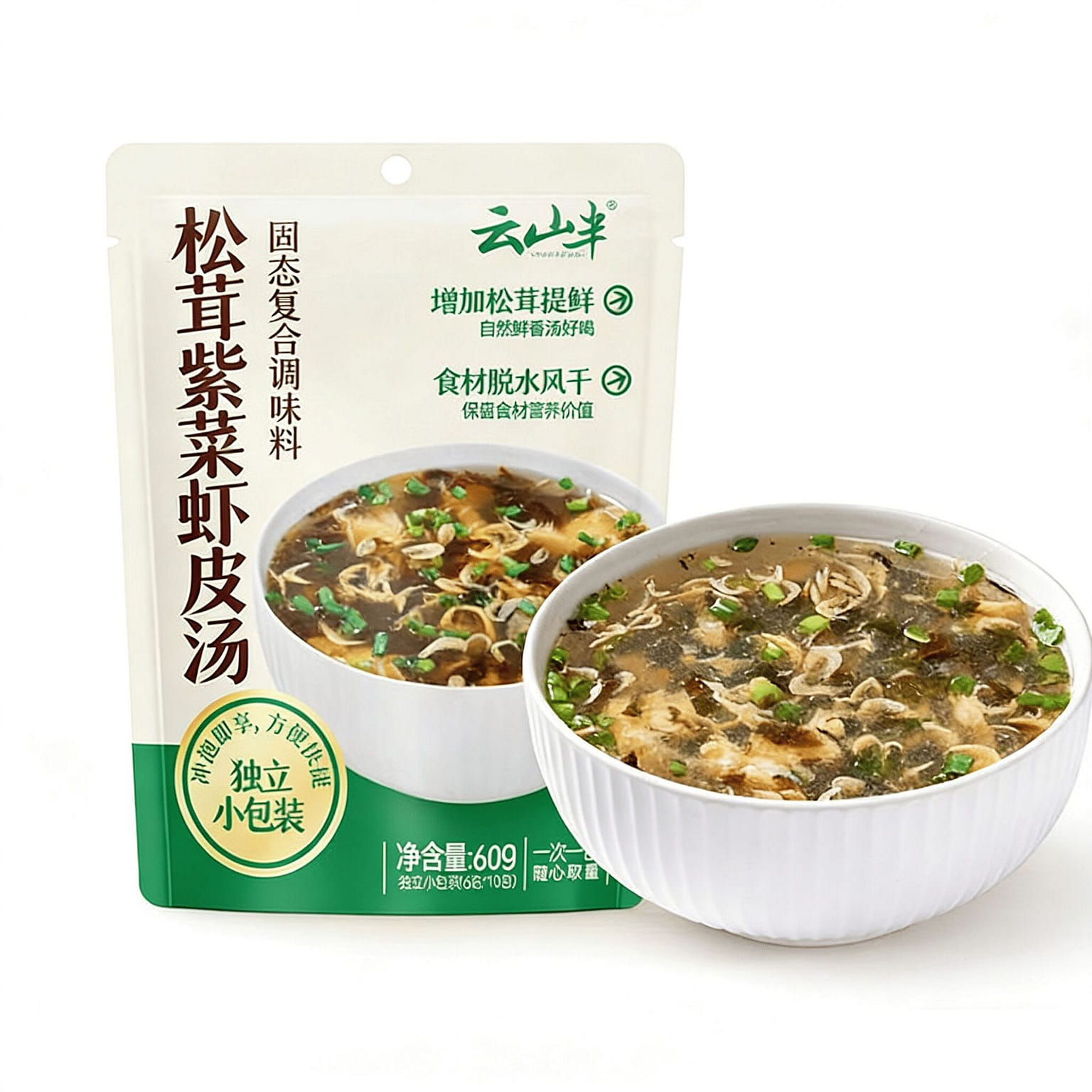 Yunshan Style Soup with Matsutake, Seaweed, and Dr 60 g