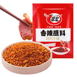 翠宏香辣蘸料装辣椒面串串火锅烧烤卤肉蘸 水干碟(3g/袋） 3 克