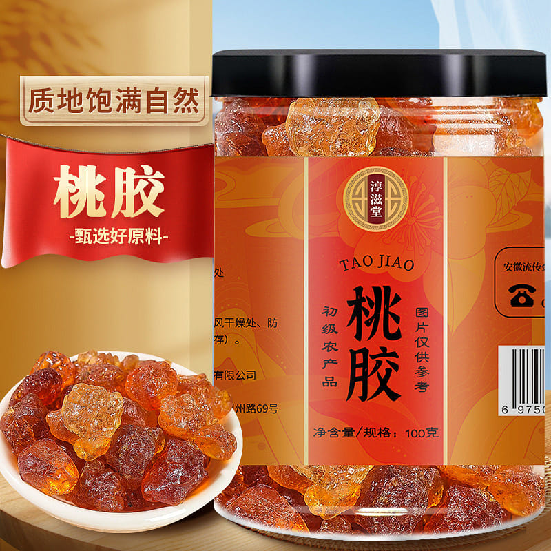 Chunzitang Peach Gum Canned Nourishing Premium 100 그램