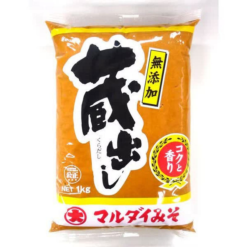 Marudai Miso, additive-free, kura-dashi miso, 1kg 1 each