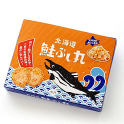 Ryugetsu Hokkaido Dried Salmon Rice Crackers 20pieces 1 box