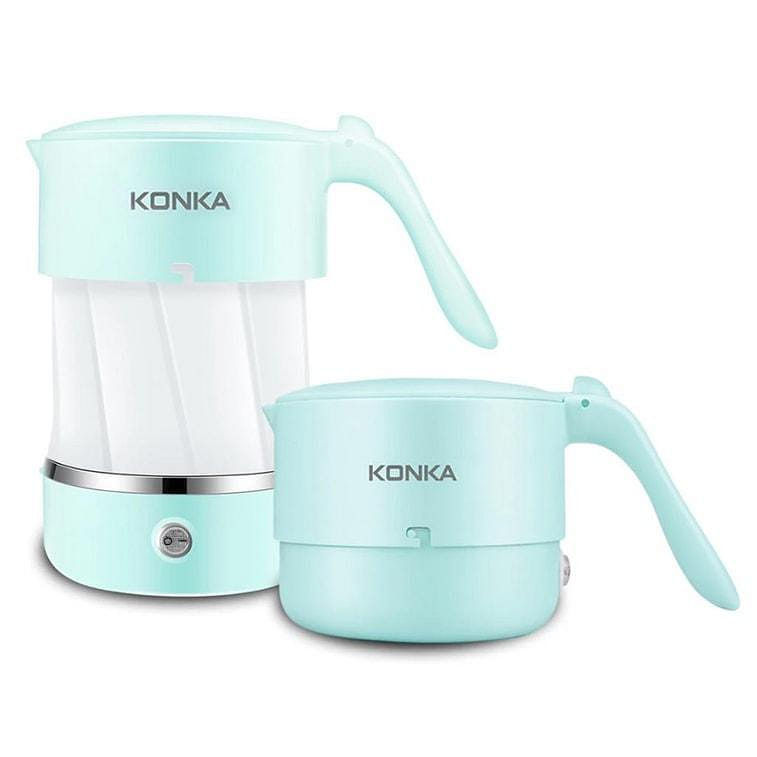 KONKA Travel Foldable Electric Kettle 500ML Blue 500 밀리리터