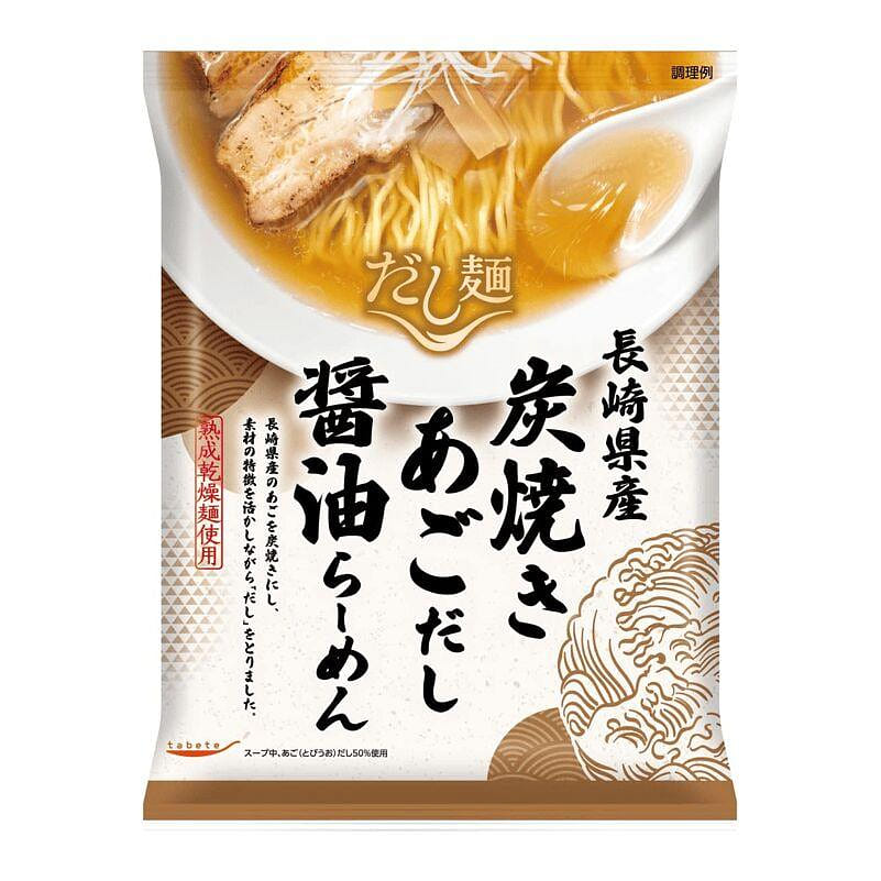 TABETE Nagasaki Grilled Fish Soy Sauce Ramen 108g 1 each