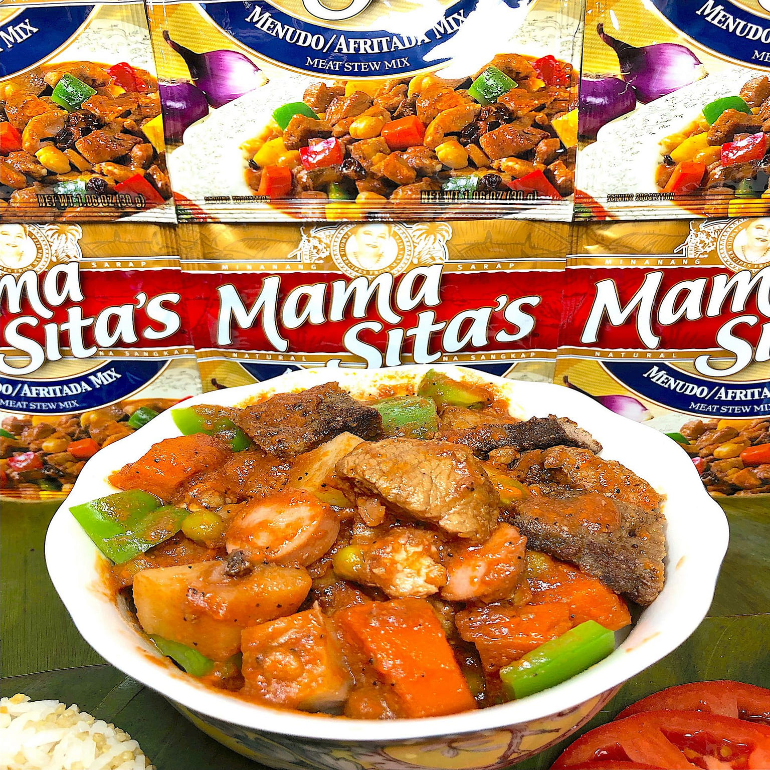 DELICIOUS FILIPINO "MENUDO" POWDERED MIX 30 그램