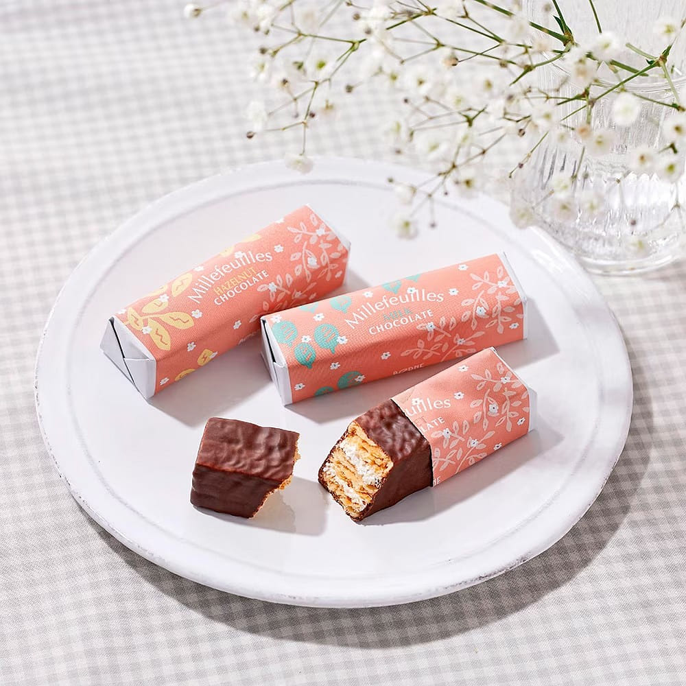 [Hokkaido Post] Berne milfeuille cream chocolate Cookie gift box three flavors 1 케이스