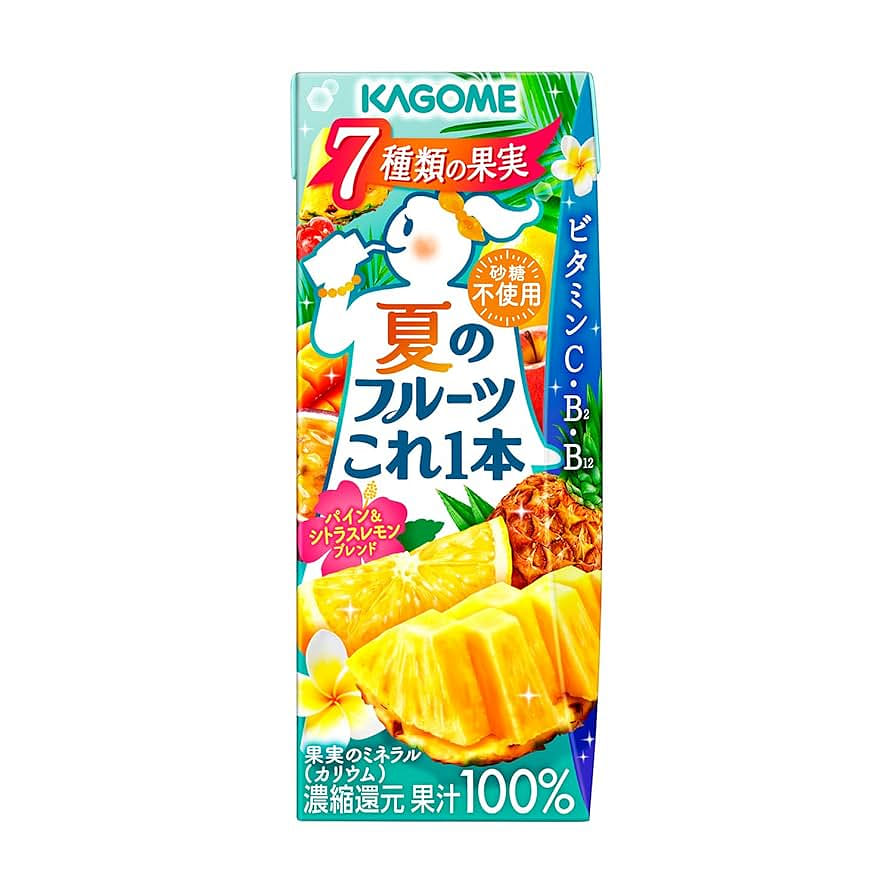 Kagome Limited Summer Fruit 100% Mixed Juice 200 ml