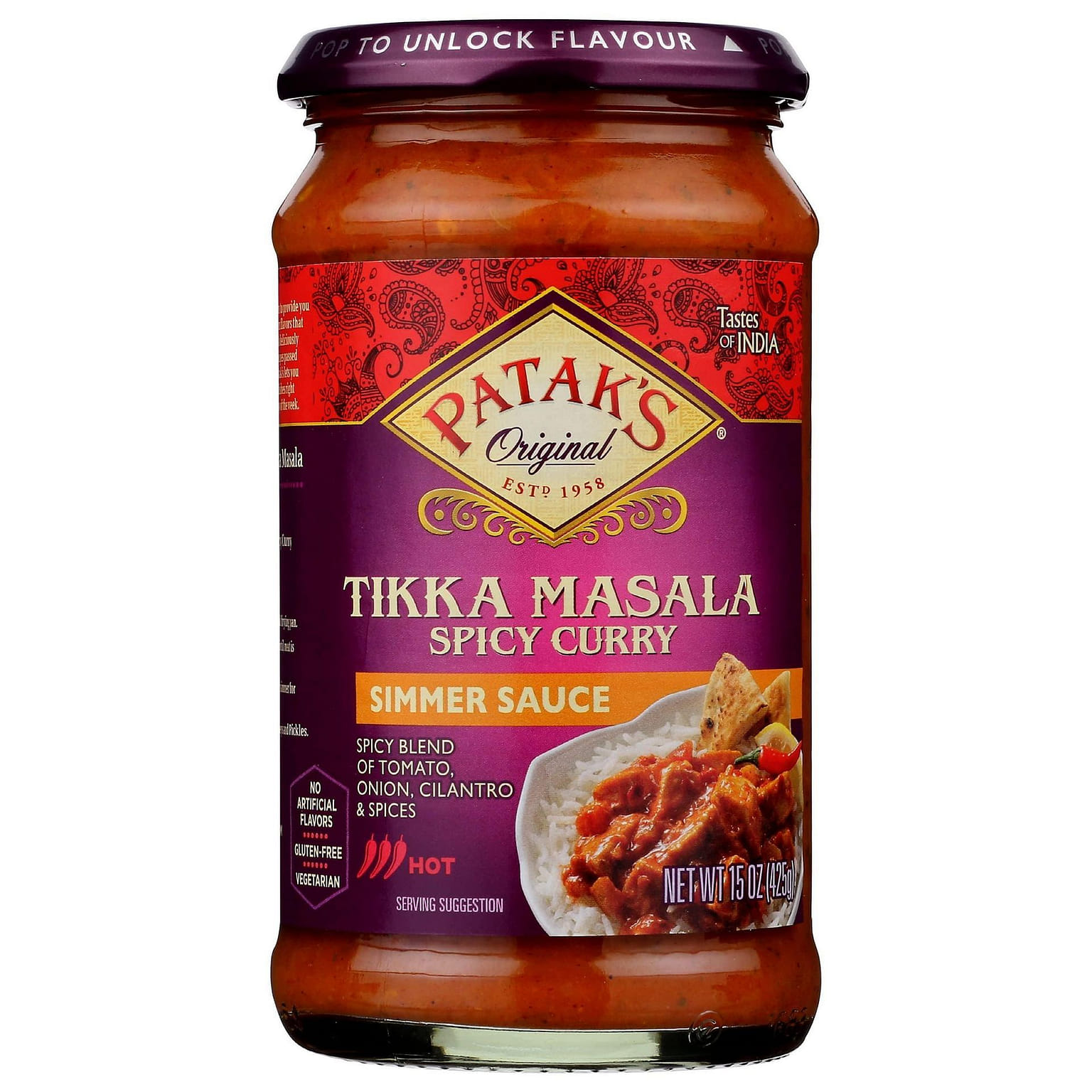 Patak's Spicy Tikka Masal 100 g