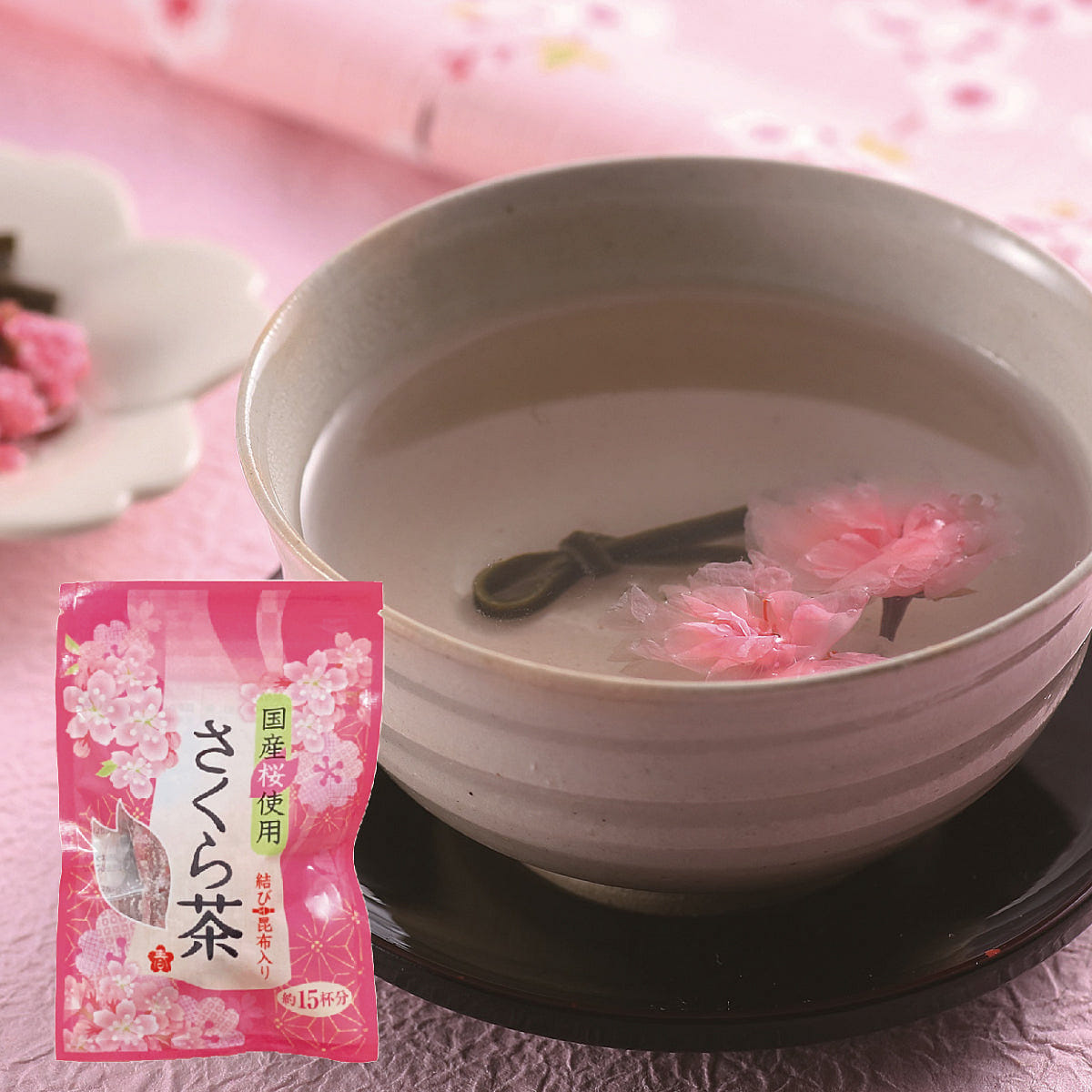 Chikiriya - Sakura Tea with Kombu Sticks 25 그램