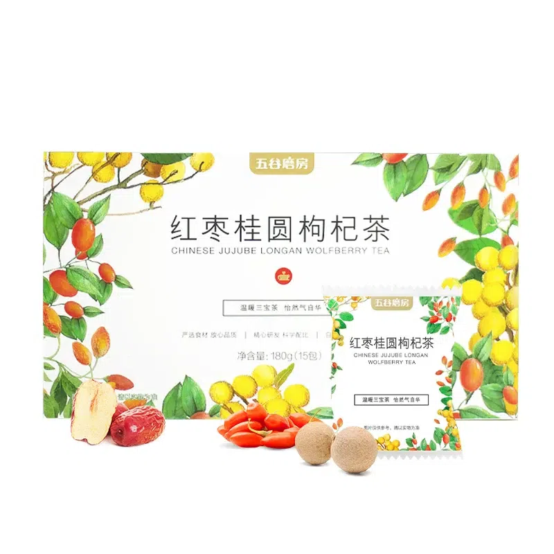 180g of red dates, longan and wolfberry tea. 180 g