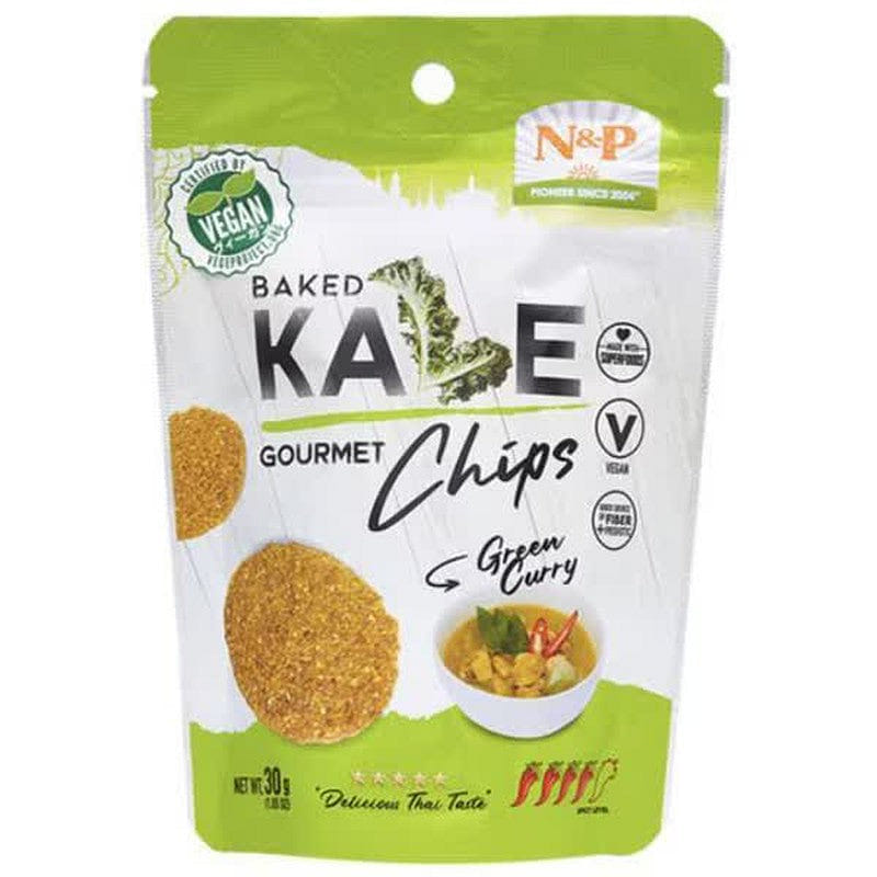 烤羽衣甘藍美食薯片綠咖喱 1 份
