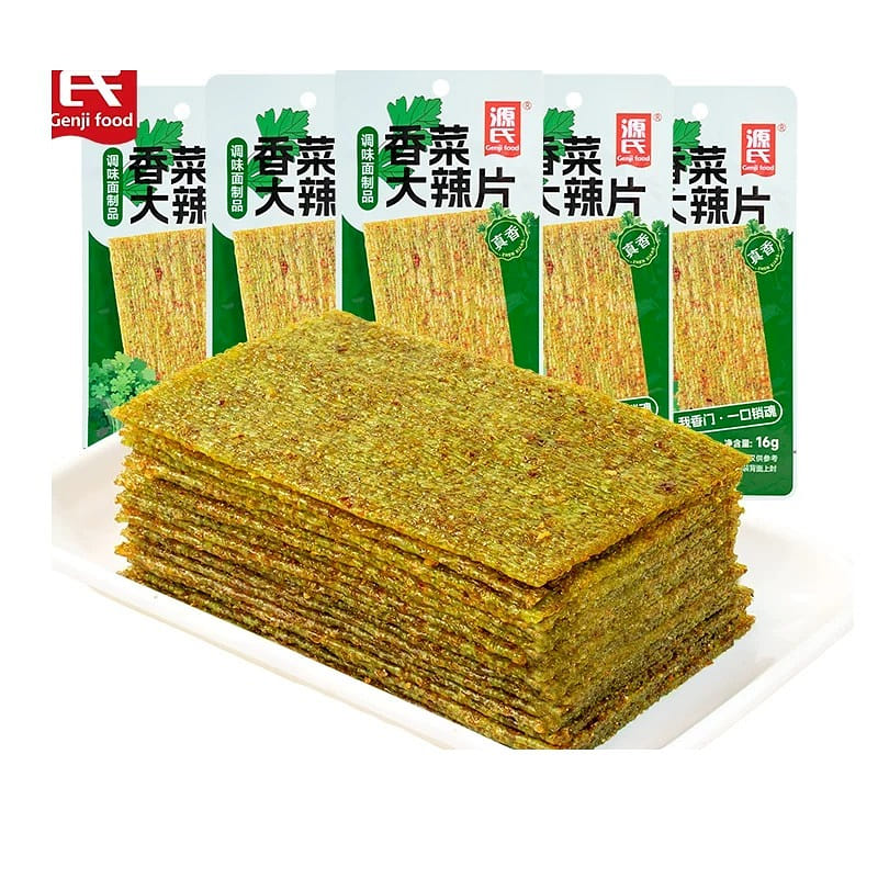 Genji Kana Spicy Strips 16g x 5 packs 80 g