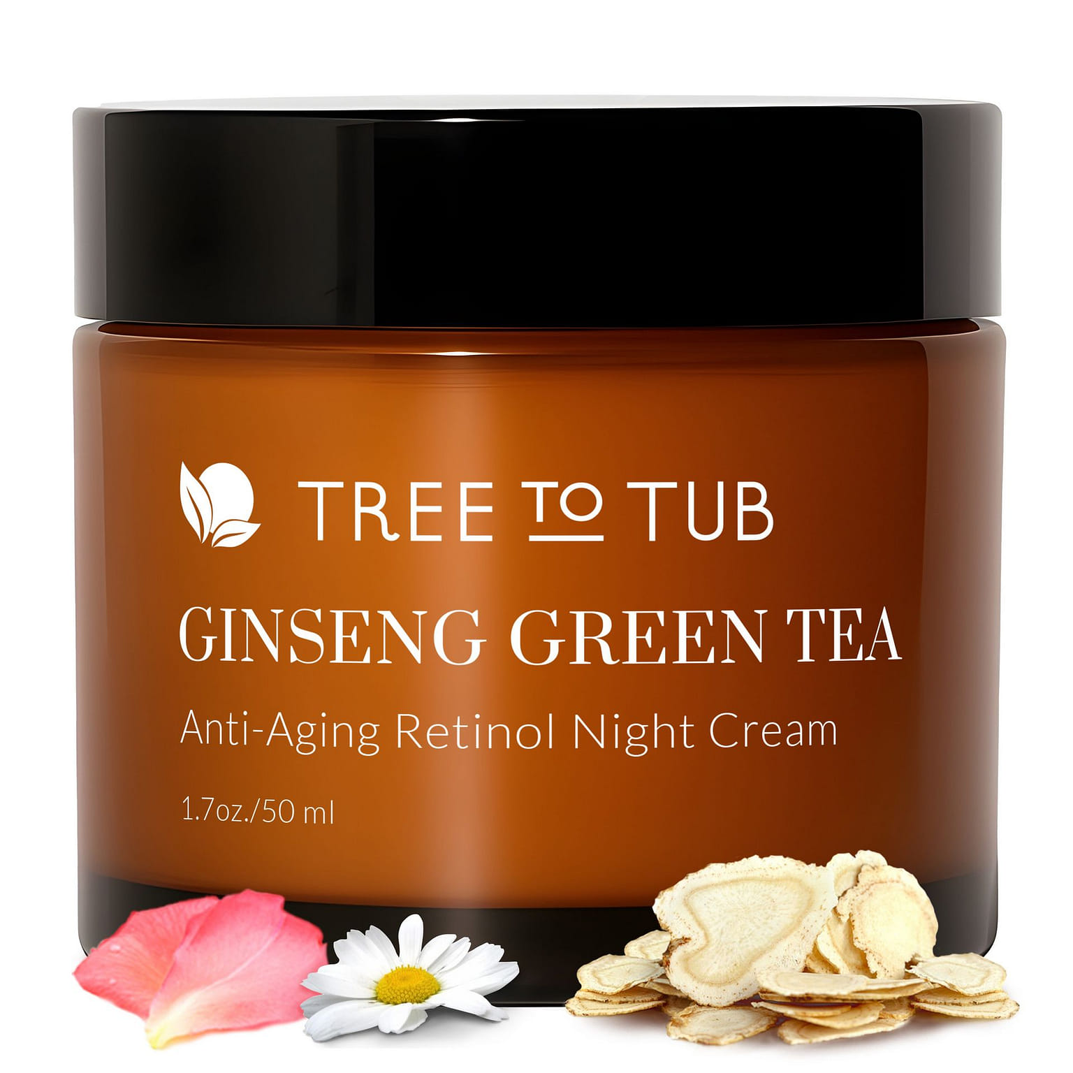 Tree To Tub 레티놀 나이트 크림 안티 링클 1.7 fl.oz