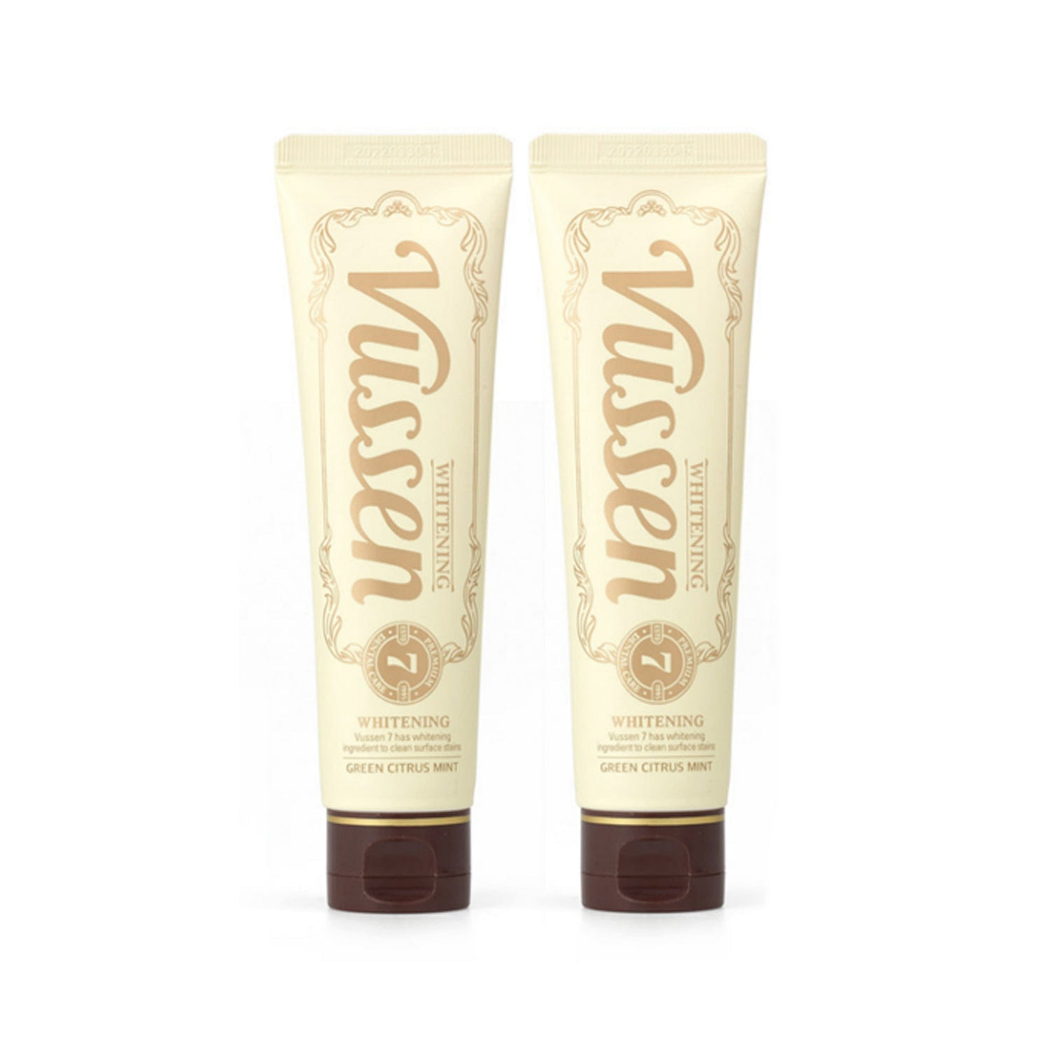 오스템 뷰센 7 은은한 매일 미백 치약 2개입 실속 세트 (100g x 2) 1 each