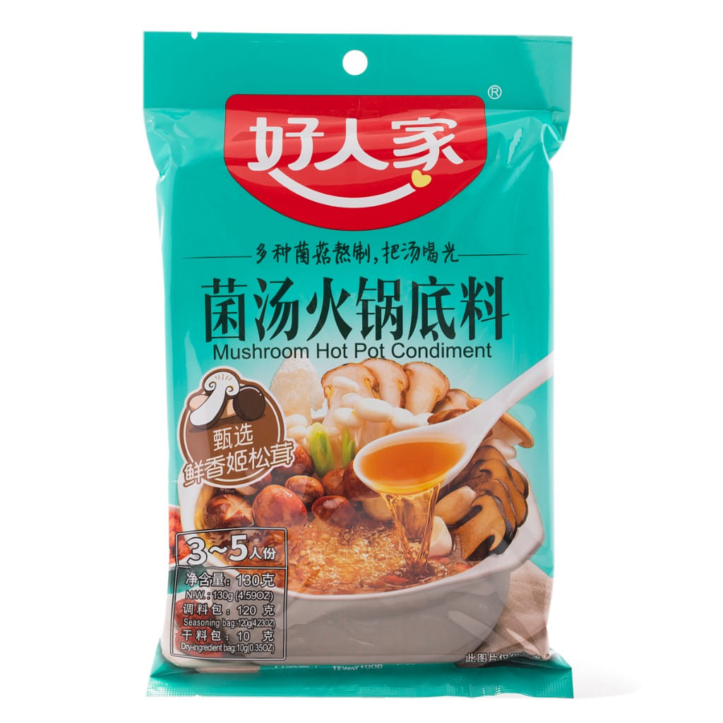 Base de Sopa de Hongos para Hot Pot Haorenjia 130 gramo(s)