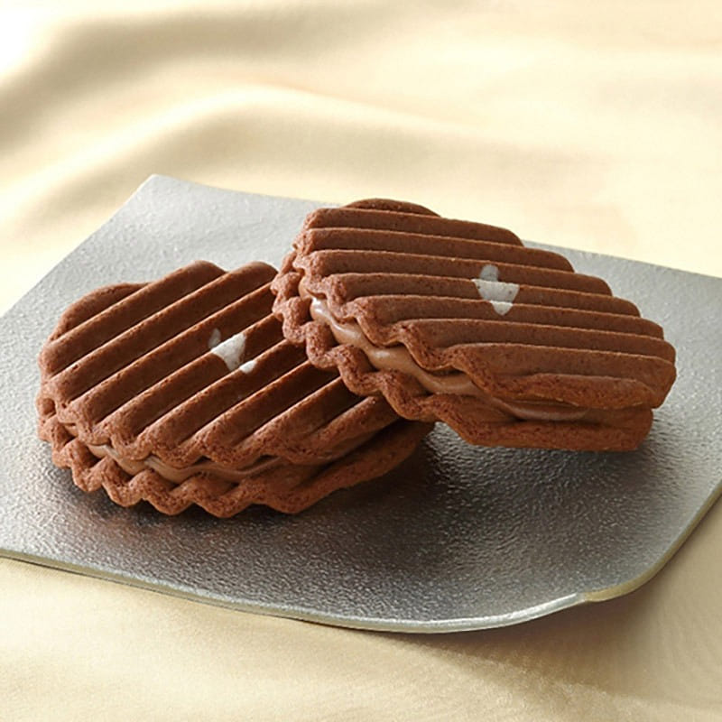 Japan kitchoan Seasonal Limited Chocolate Cream Sandwich Cookie 5pcs 1 box