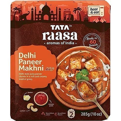 Tata Raasa Delhi Paneer Makhni (Ready-to-Eat), 10 oz pack 10 盎司