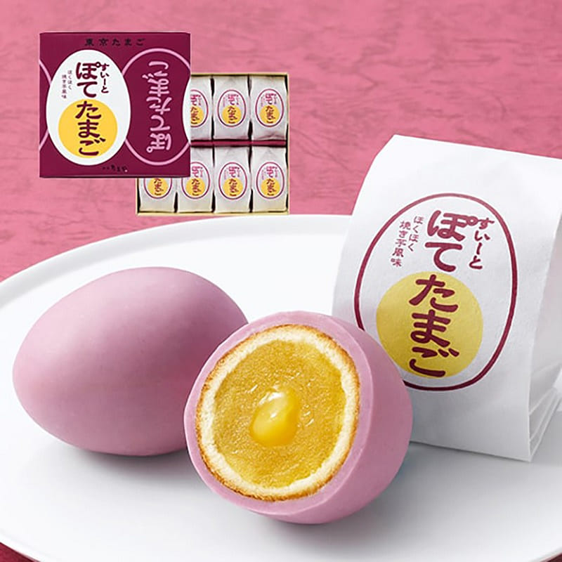 Japan Tokyo Station Tokyo Tamaya Sweet Potato Chocolate Egg Cake 8pcs 1 케이스