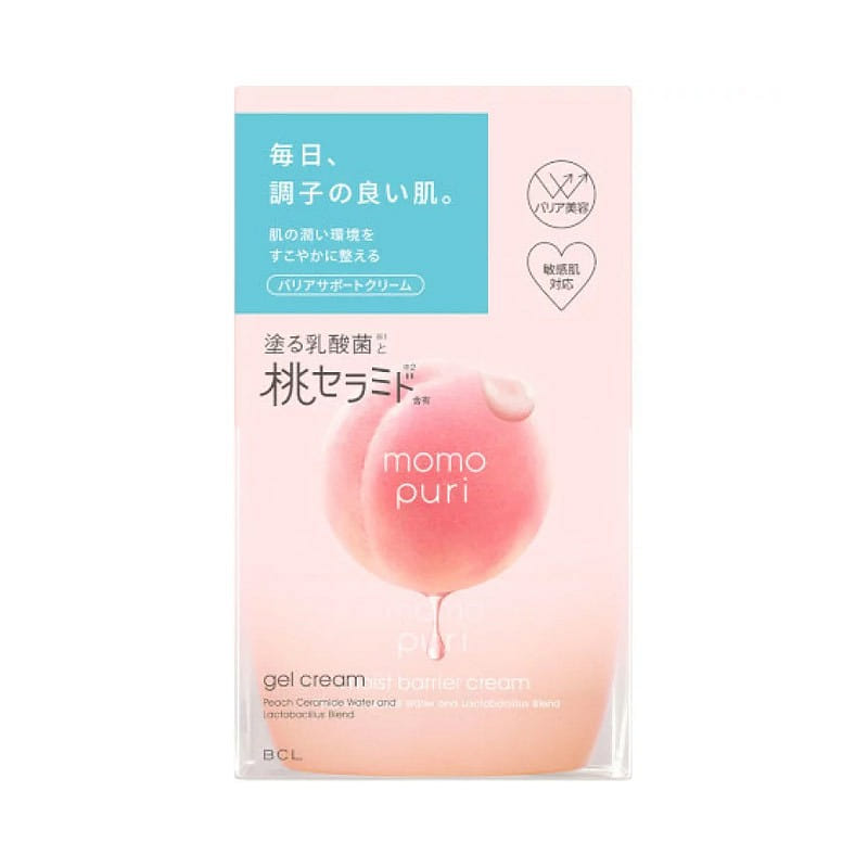 BCL Momopuri Lactic Acid Bacteria Peach Cream 80g 1 unidad