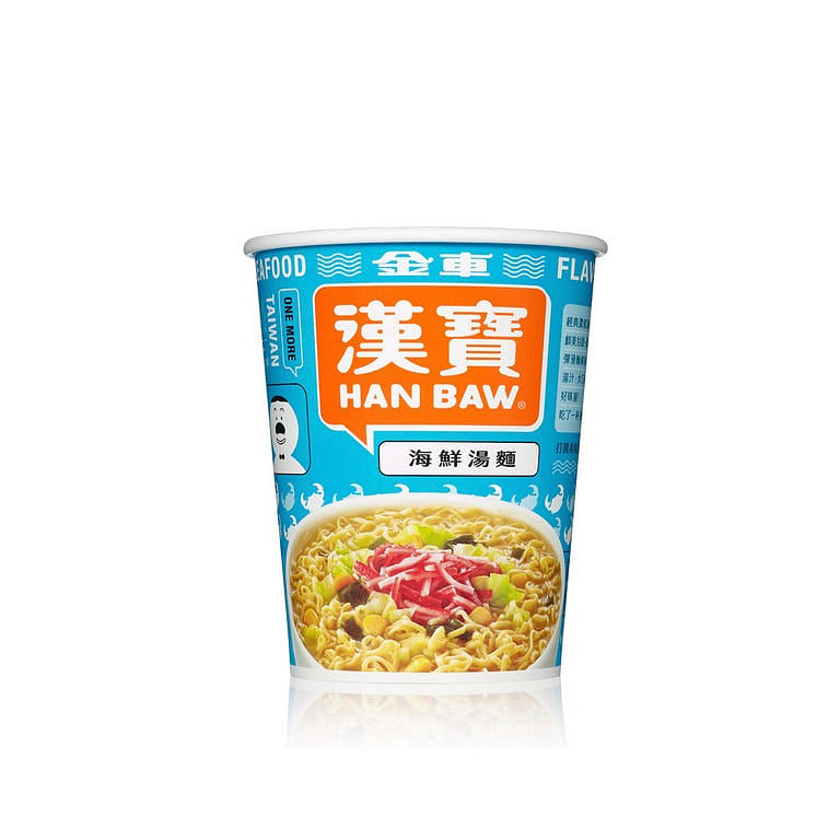 Kingcar Seafood Flavor Instant Noodle Soup 66 그램