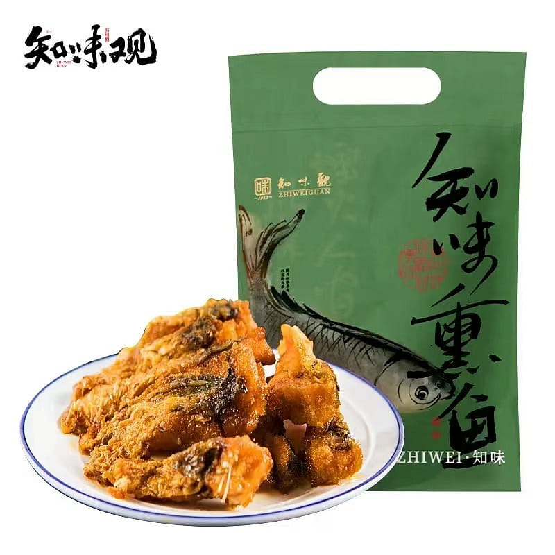 【知味觀官方授權店】知味觀杭州本幫薰魚酥魚即食下酒菜小吃 200 克