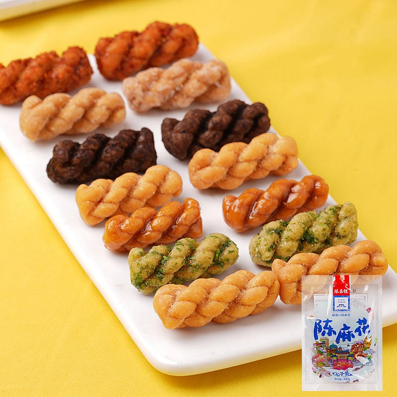 About 50 packets  Chen Changyin Small Mahua 7 flavors 300g 300 g
