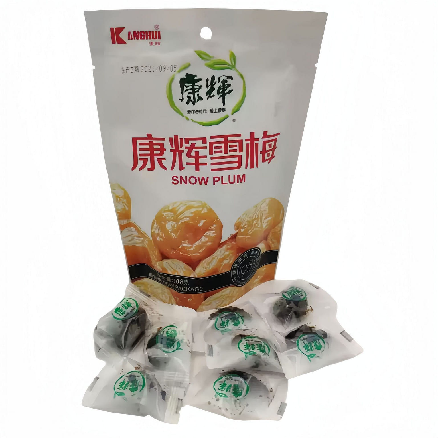 Kanghui old brand Xuemei 108g 1 bag sweet and sour 108 g
