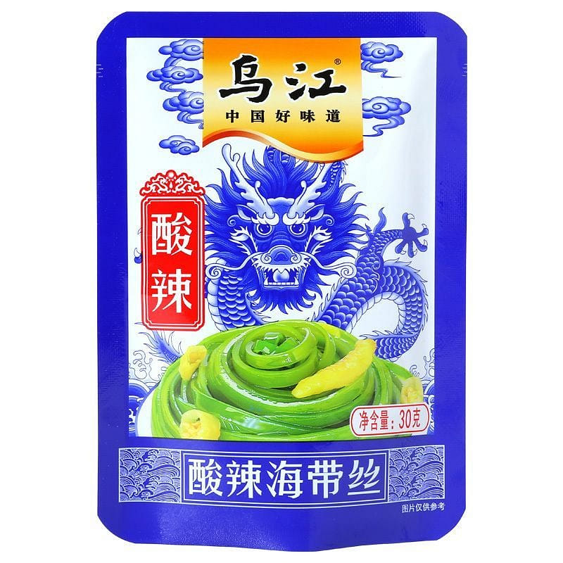 乌江酸辣海带丝开胃即食鲜脆爽口4袋共120g 120 克