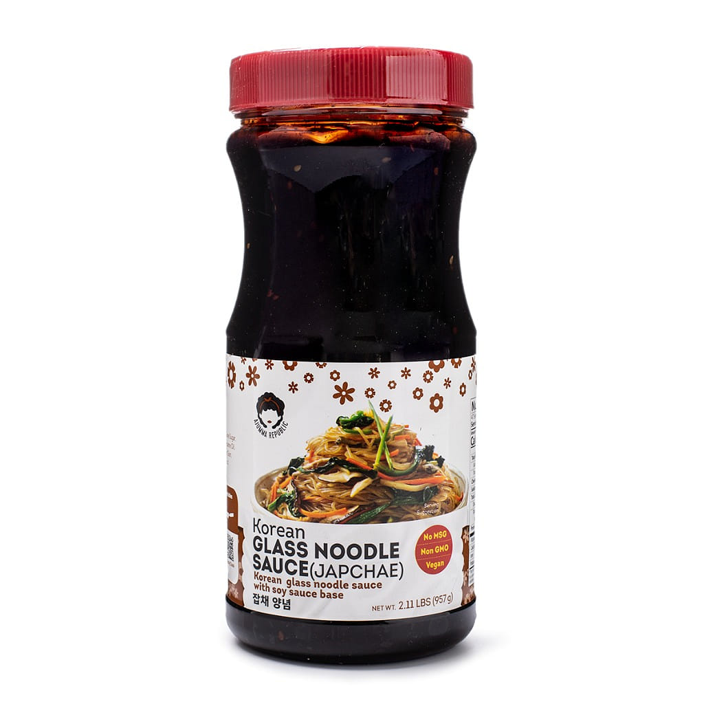 Ajumma Republic Korean Glass Noodle Japchae Sauce 33.86 oz