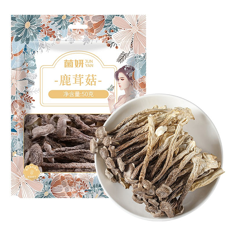 菌妍 云南鹿茸菇 山珍佳肴舌尖美味 清炒&炖鸡汤 50 克