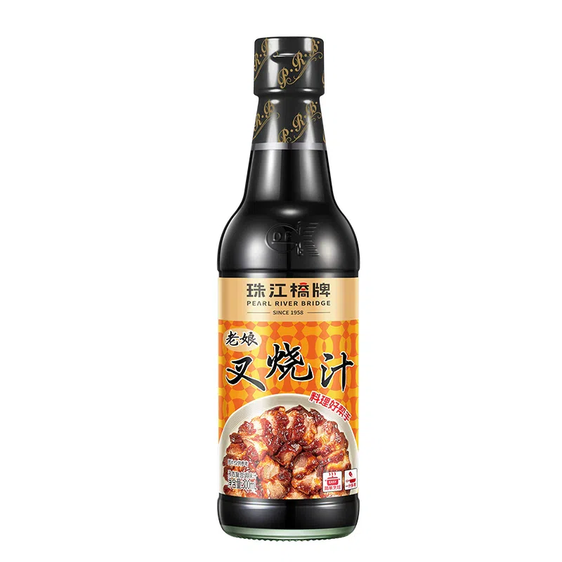 The Pearl River Bridge Laoniang Barbecue Sauce 300ml * 1 bottle of authentic Cantonese Barbecue Sauce Honey Sauce Grilled pork Marinade Zhaoshao Sauce 300 ml