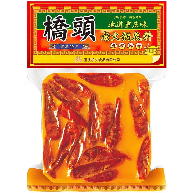 Qiaotou, old chafing dish, Chongqing specialty (3-4 people)200 grams 200 g