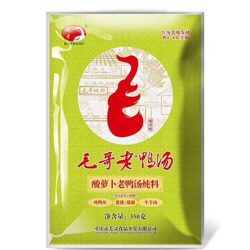毛哥 酸萝卜老鸭汤炖料 350 克