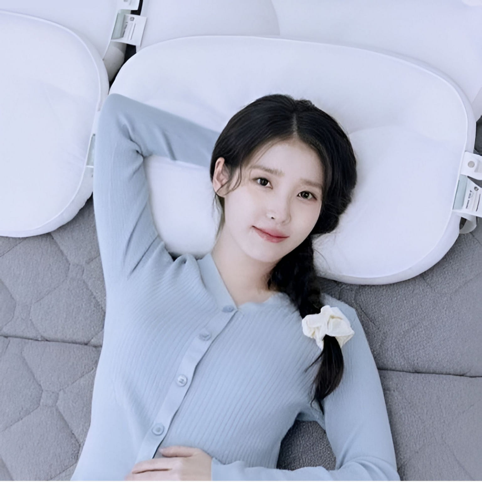 [슬립앤슬립] 아이유 딥슬립 베개 - 미디엄 + 커버 (베이지) 1 개