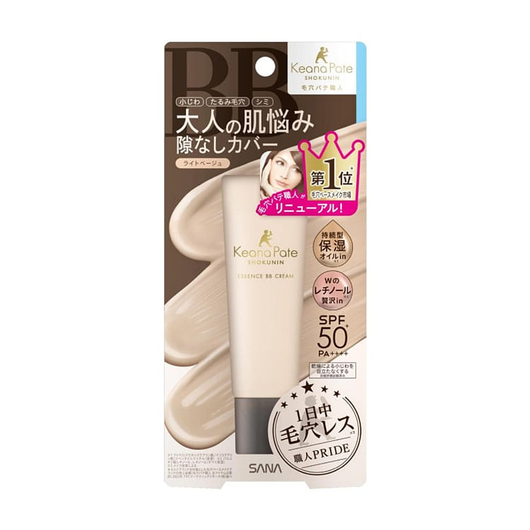Sana Pore Essence BB Cream N 01 Light Beige 30g 30 그램