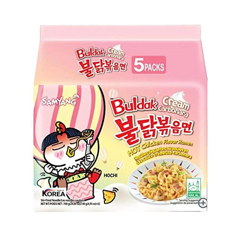 Samyang Buldak Spicy Chicken Ramen (5-Pack) - Creamy Carbonara 1 each