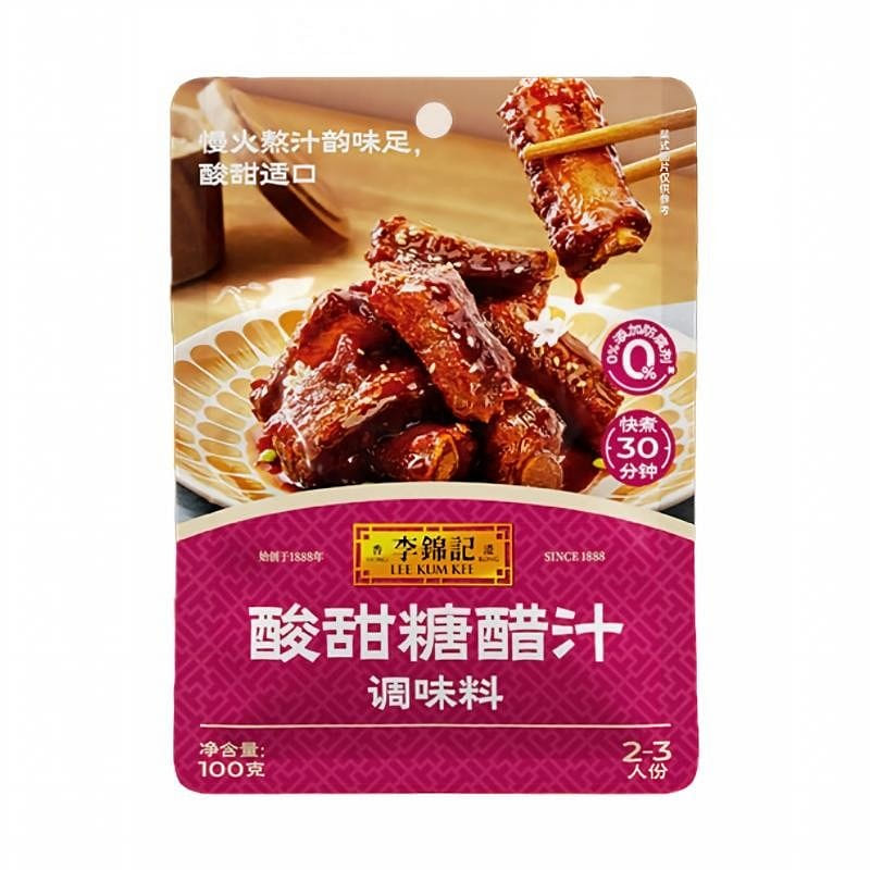 Lee Kum Kee Sweet Sour Sauce For Ribs Stir-fries 100 g