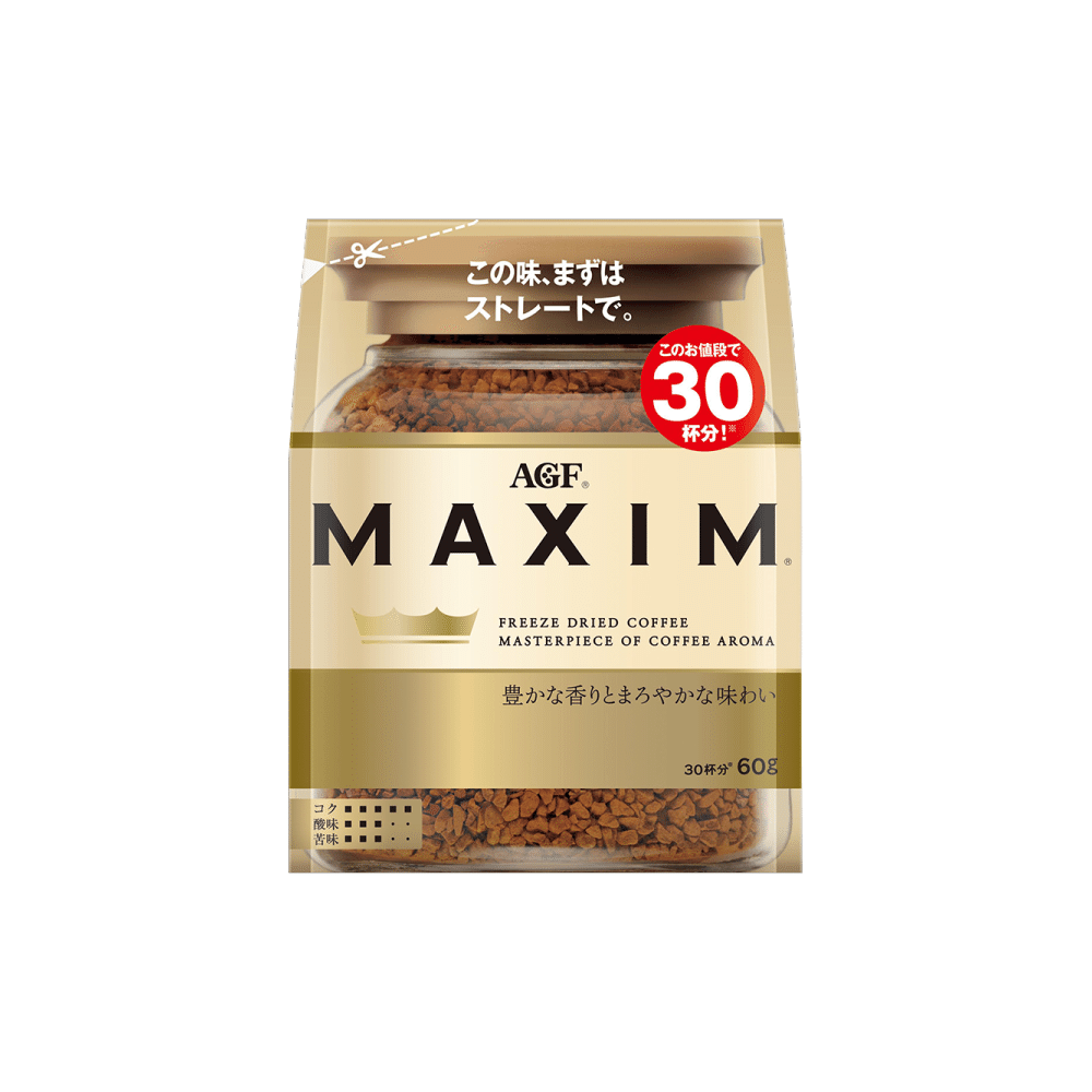 AGF maim Rich and fullbodied instant coffee replacement 60g/bag