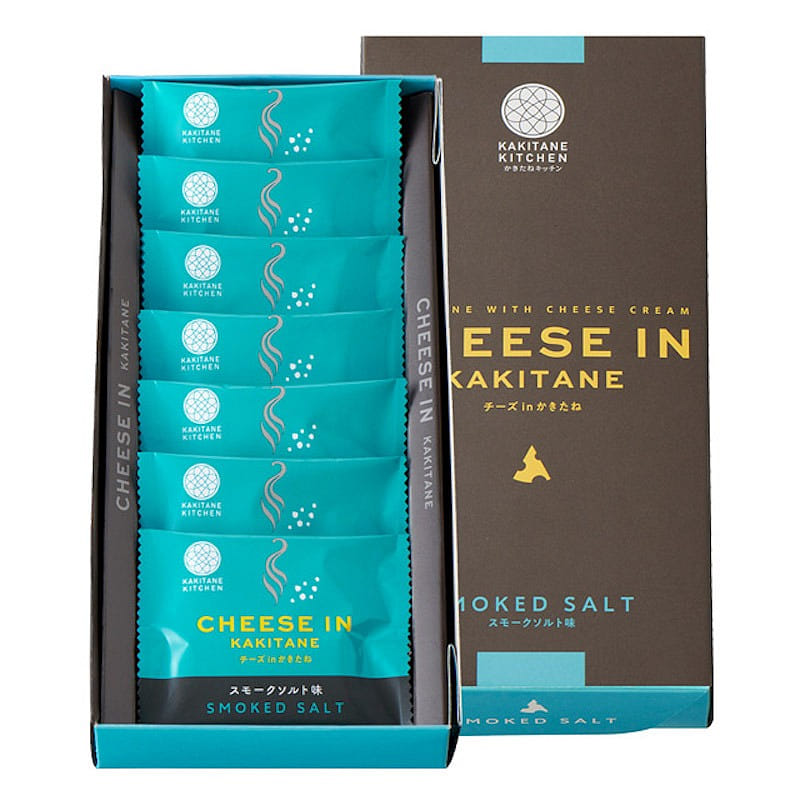 KAKITANE KITCHEN Smoked Salt Rice Cracker 120g 1 케이스
