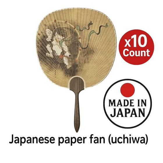 weee_grocery_Japanese Paper Fan Raijin 10 Count 1 bunch
