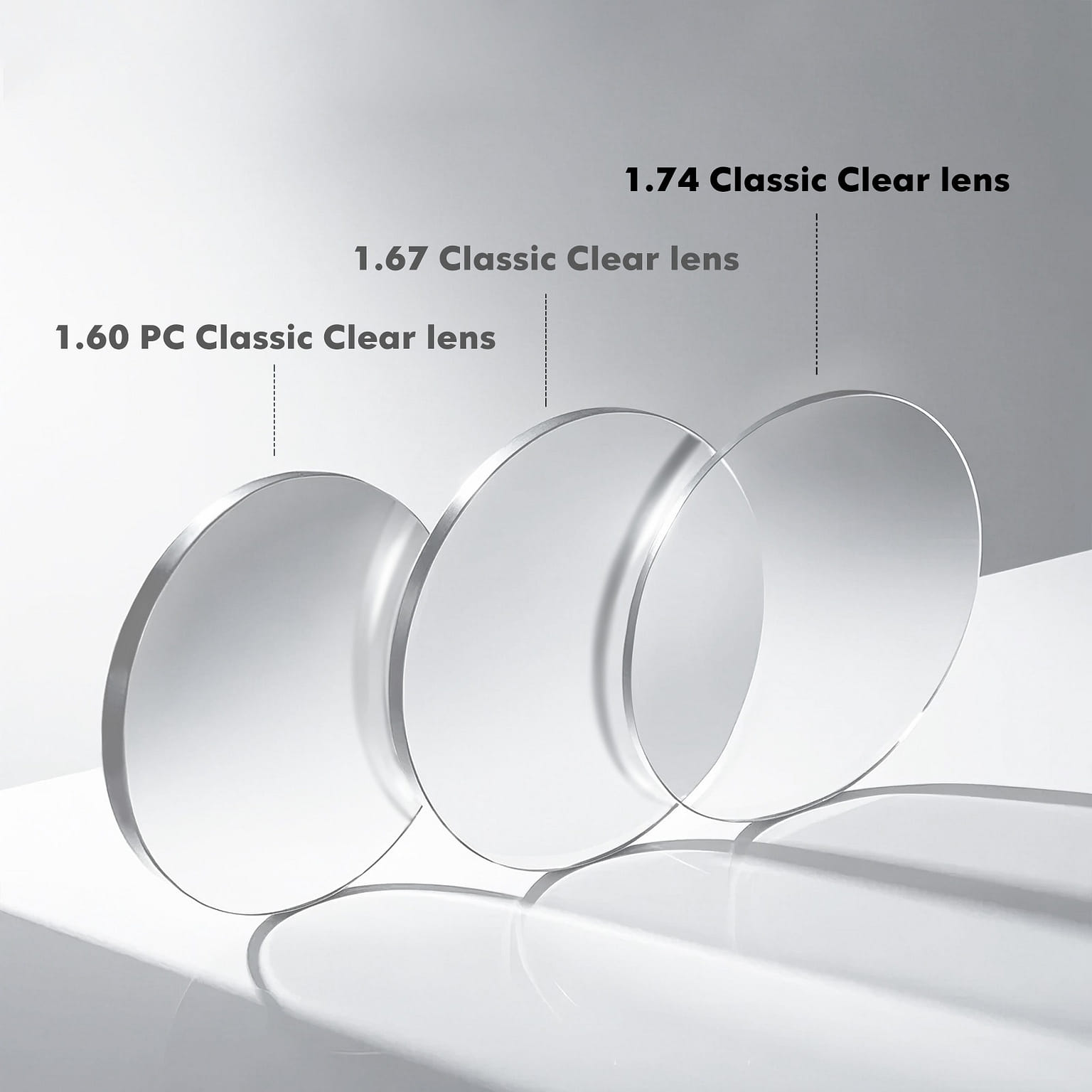 1.74 Classic Clear Lens (Not Sold Separately) 1 개