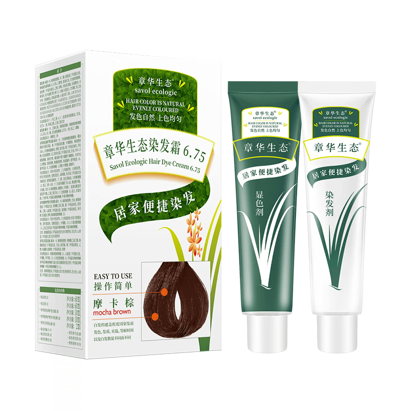 Savol Ecologic Hair Dye Cream-Mocha Brown 1 케이스