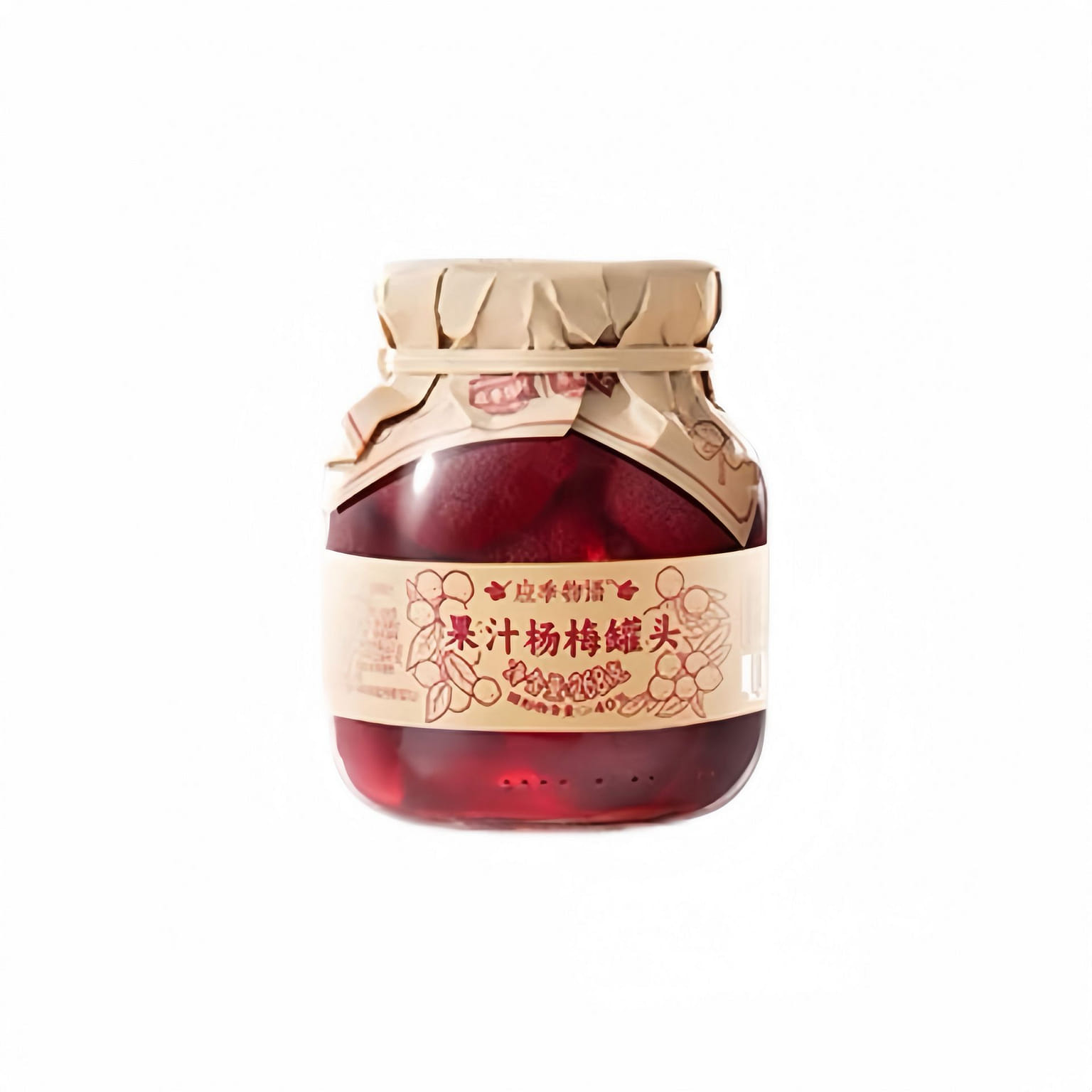 Yingji Wuyu Yangmei (Chinese Bayberry) Fruit Canned in Juice 268g 1 can