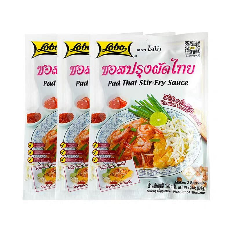 Lobo Thai style Fried rice noodles sauce 120g*3 bags 360 그램