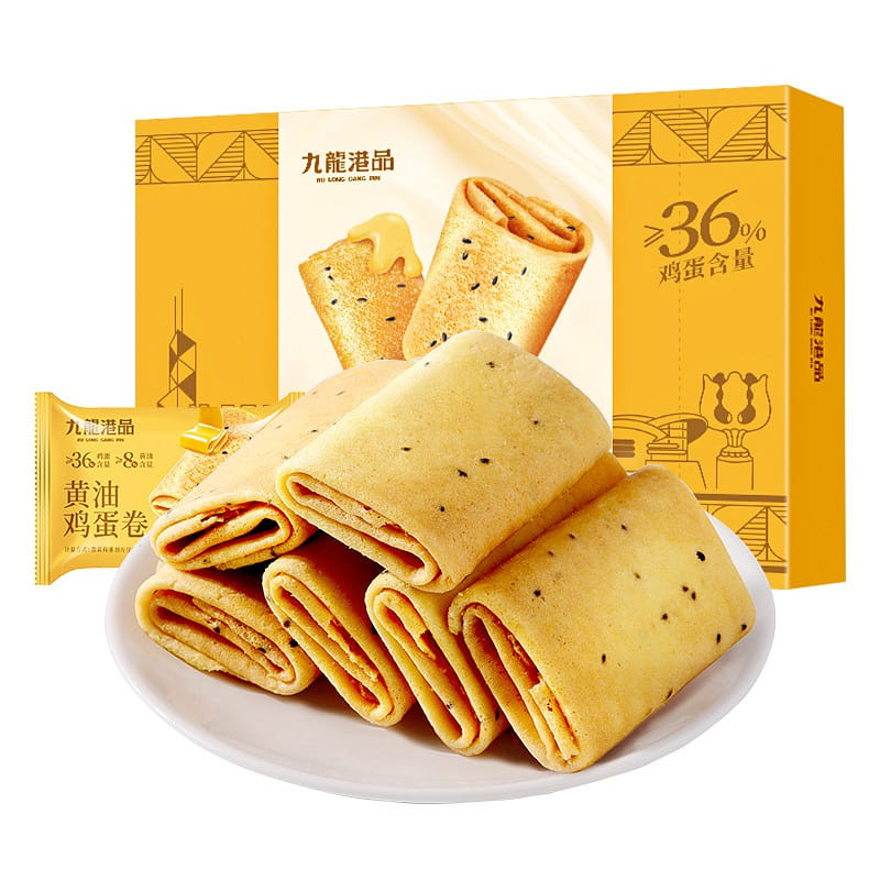 The handmade Hong Kong Specialty Products of Egg Rolls with Butter 120 그램
