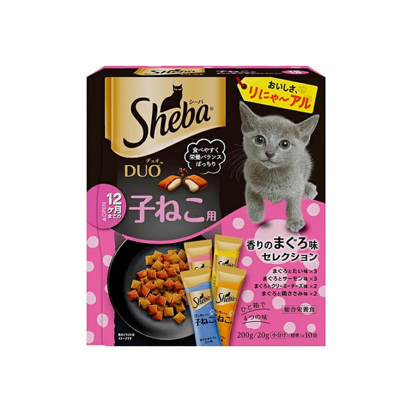 Sheba Duo Kitten Food, Tuna Flavor 200g 1 개